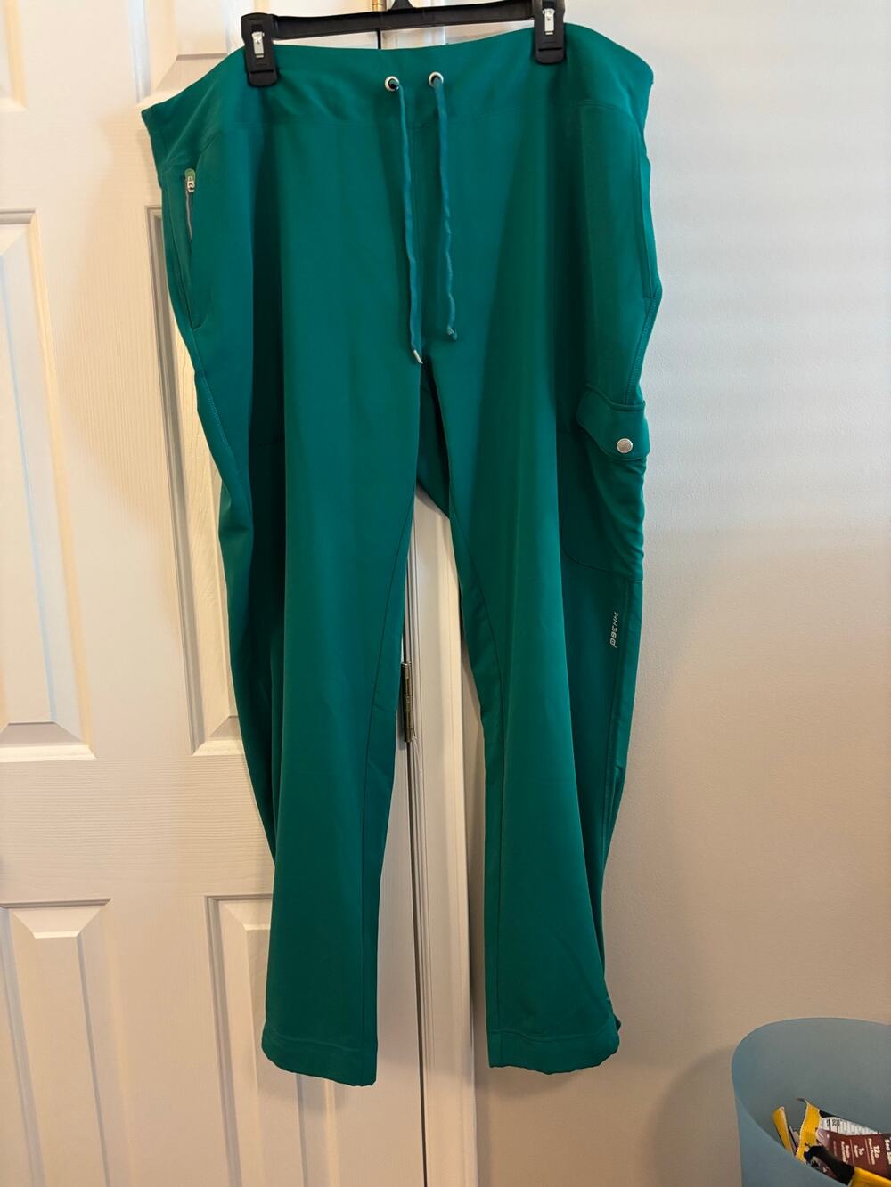 HH360 by Healing Hands "Nikki" 7-Pocket Scrub Pants teal size 2x